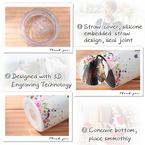 Umigy conjunto regalo de caballos, taza y calcetines, ideal para amantes de caballos