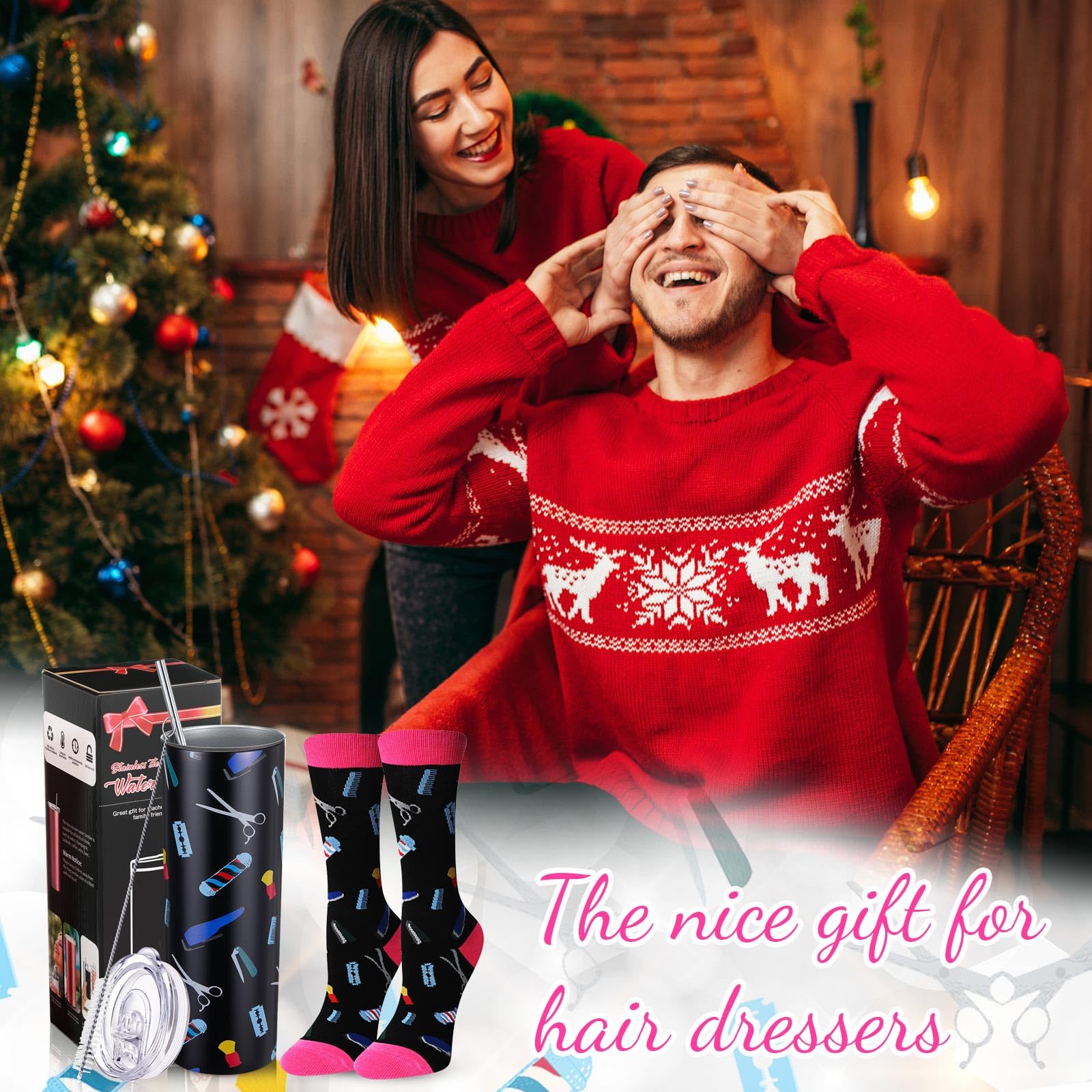 Umigy regalo barbero caja detalle, regalo perfecto para estilistas.