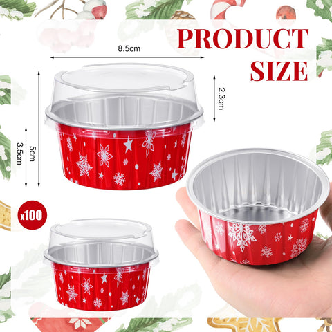 Umigy tapa transparente para cápsulas navideñas de aluminio