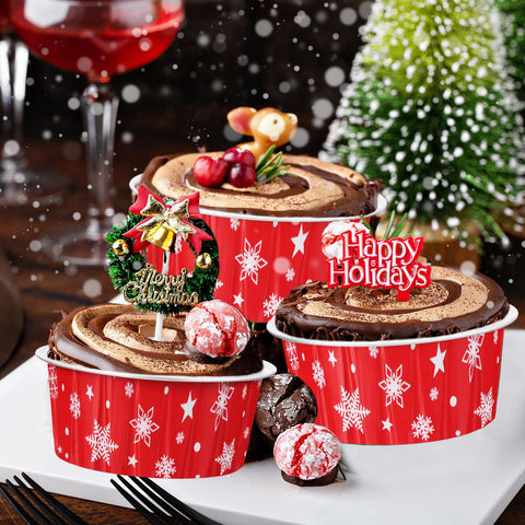 Umigy uso en eventos navideños, postres presentables