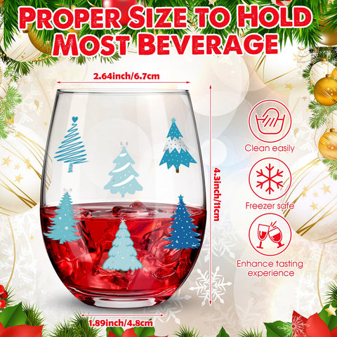 Umigy vaso sin tallo, capacidad 17 oz, perfecto para vinos y cócteles.