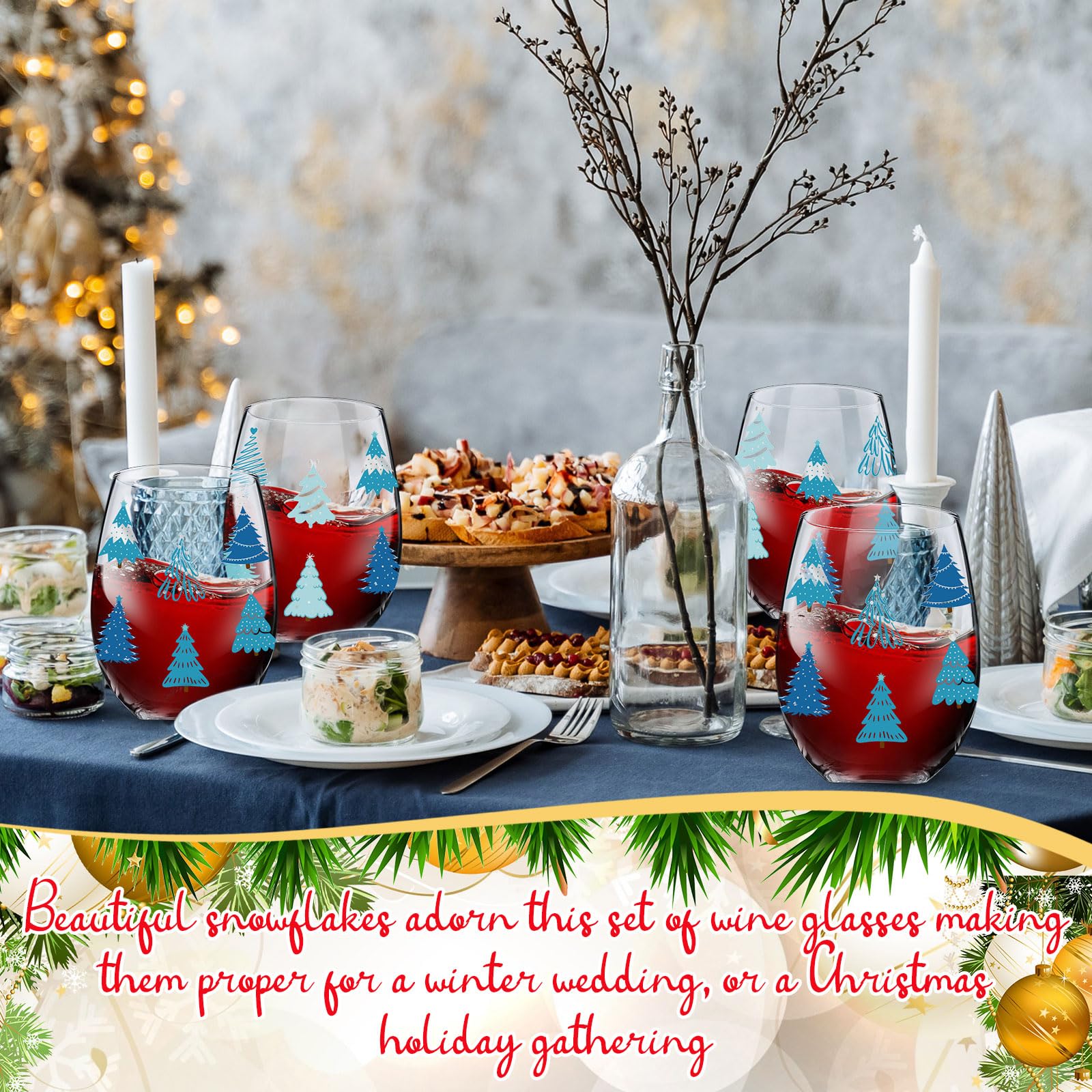 Umigy vaso sin tallo, regalo navideño ideal para amigos y familiares.