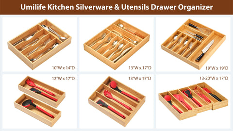 Umilife regalo de cocina práctico para ordenar cubiertos y utensilios.