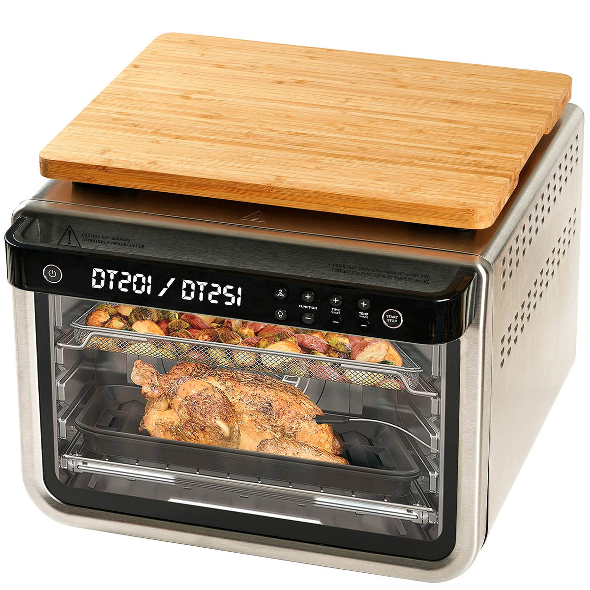 Umilife tabla de corte sobre horno de convección, estable y segura