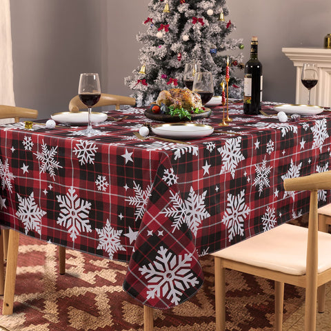 Mantel UMINEUX con forro de fieltro que protege la mesa.