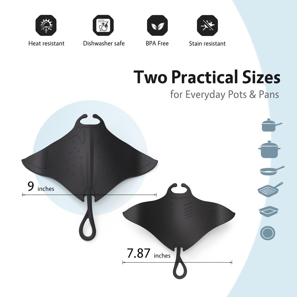 Umirro trivet manta ray con cola integrada para colgar.