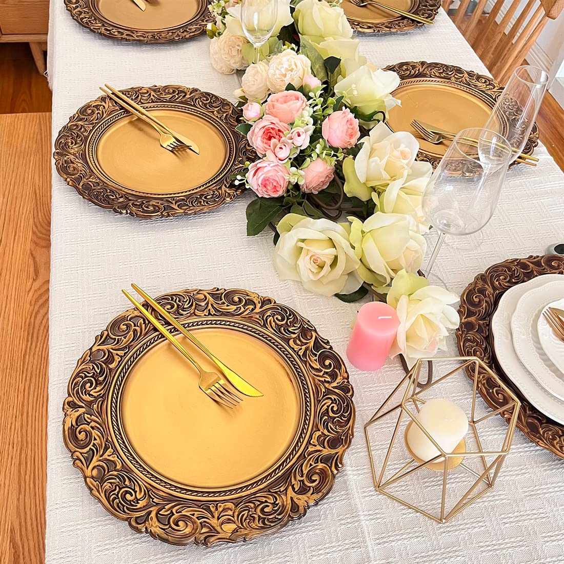 Conjunto de seis cargadores reutilizables para eventos especiales.