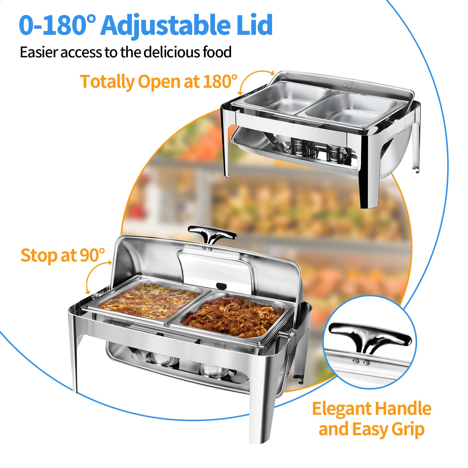 Umisu fuente de buffet adecuada para eventos interiores y exteriores