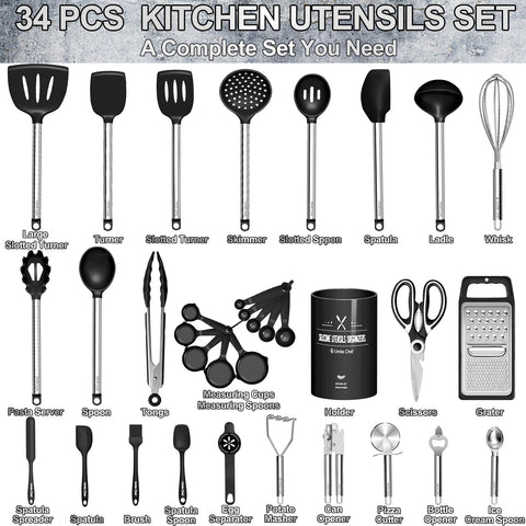 Umite Chef cuchara de silicona para cocinar sin rayar ollas antiadherentes.