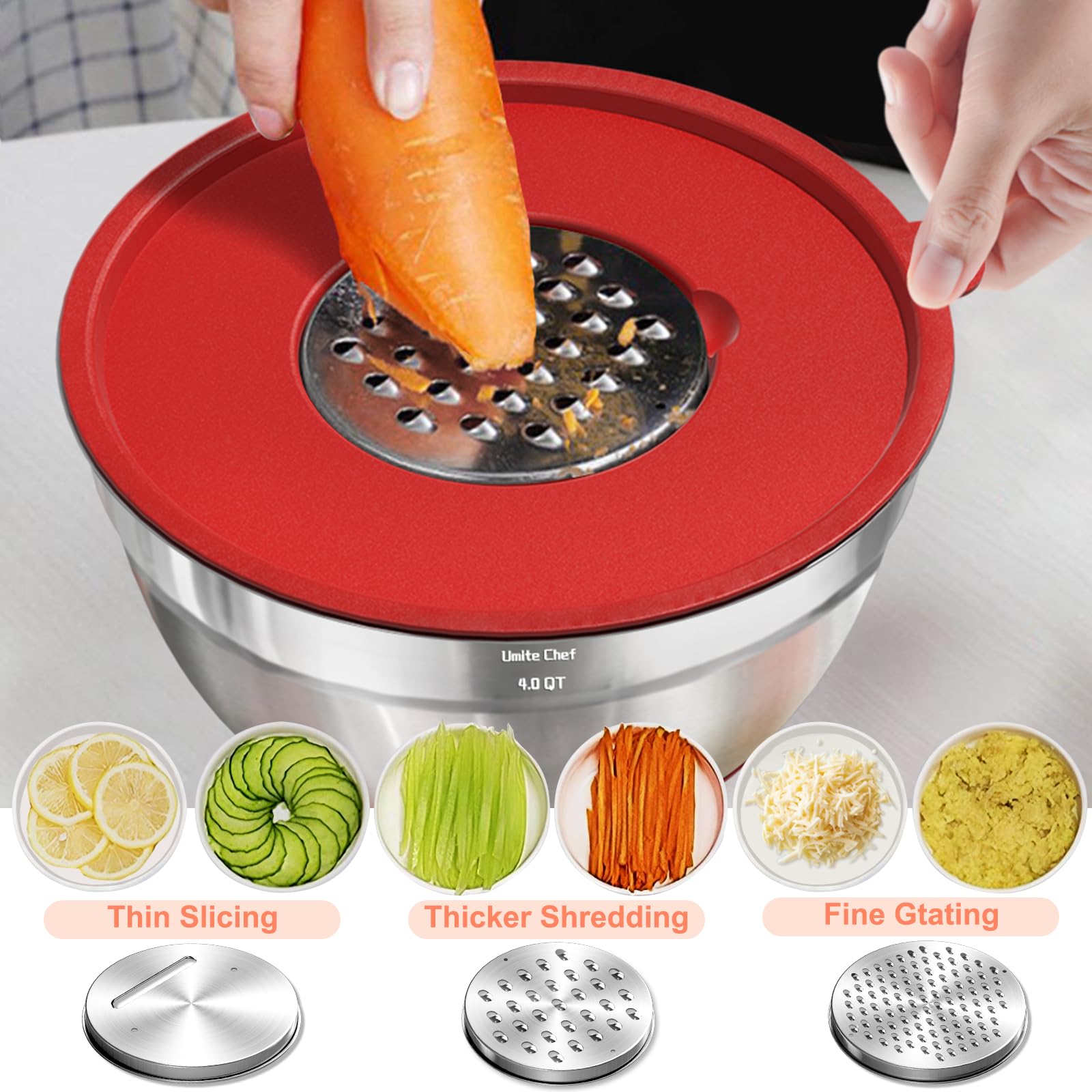Umite Chef diseño elegante regalo ideal para cocinas modernas.