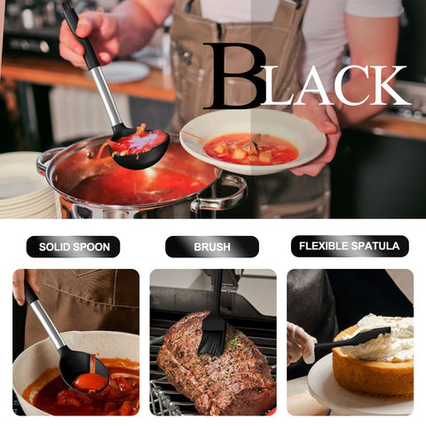 Umite Chef juego completo para cocinar: espátulas, cucharas y más.