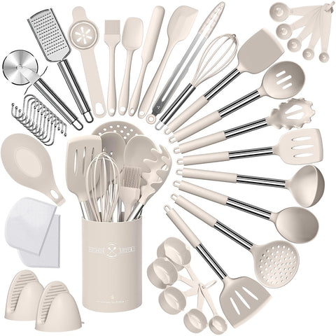 Umite Chef conjunto de utensilios de silicona 43 piezas para cocina completa