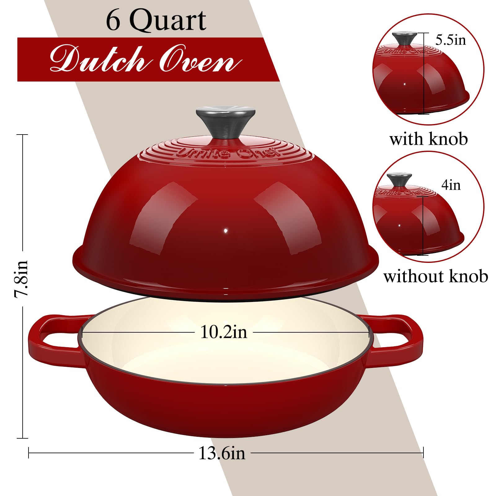 Compatible con inducción y horno para cocina versátil con Umite Chef.