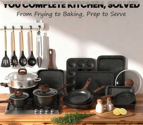 Umite Chef sartén antiadherente de 11 pulgadas para dorar.
