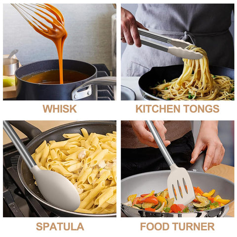 Umite Chef servidor de pasta de silicona, facilita servir espaguetis sin desmoronar