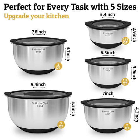Umite Chef, tapa TPR-AS sellada para conservar frescura sin filtraciones.