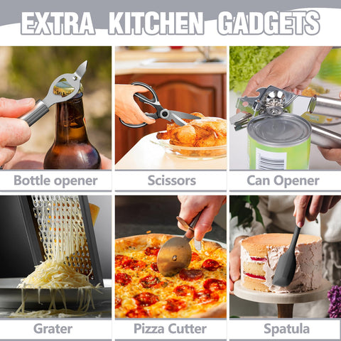 Umite Chef espátula-turner de silicona, cocina cómoda sin residuos.