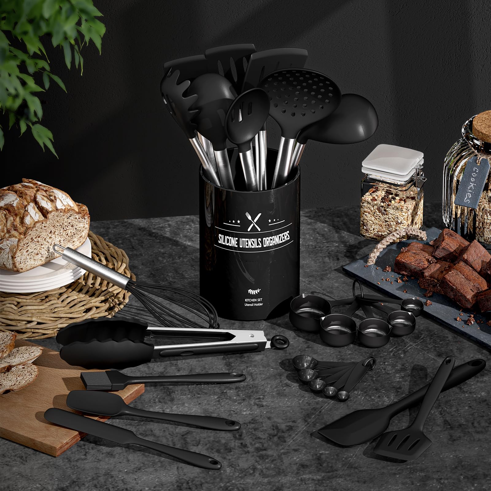 Umite Chef conjunto silicona sin grietas, fácil limpieza y lavavajillas.
