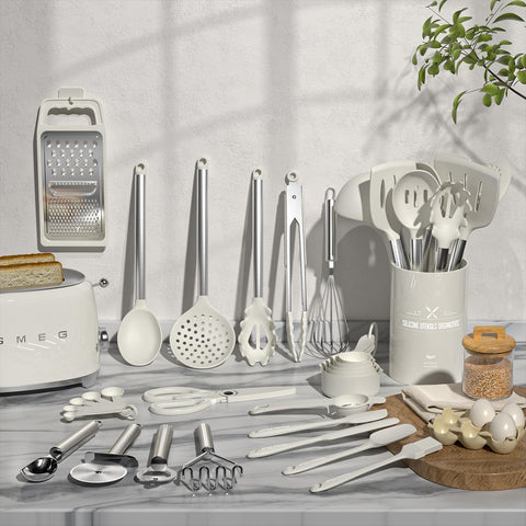 Umite Chef abrelatas inoxidable silicona: apertura fácil y segura.