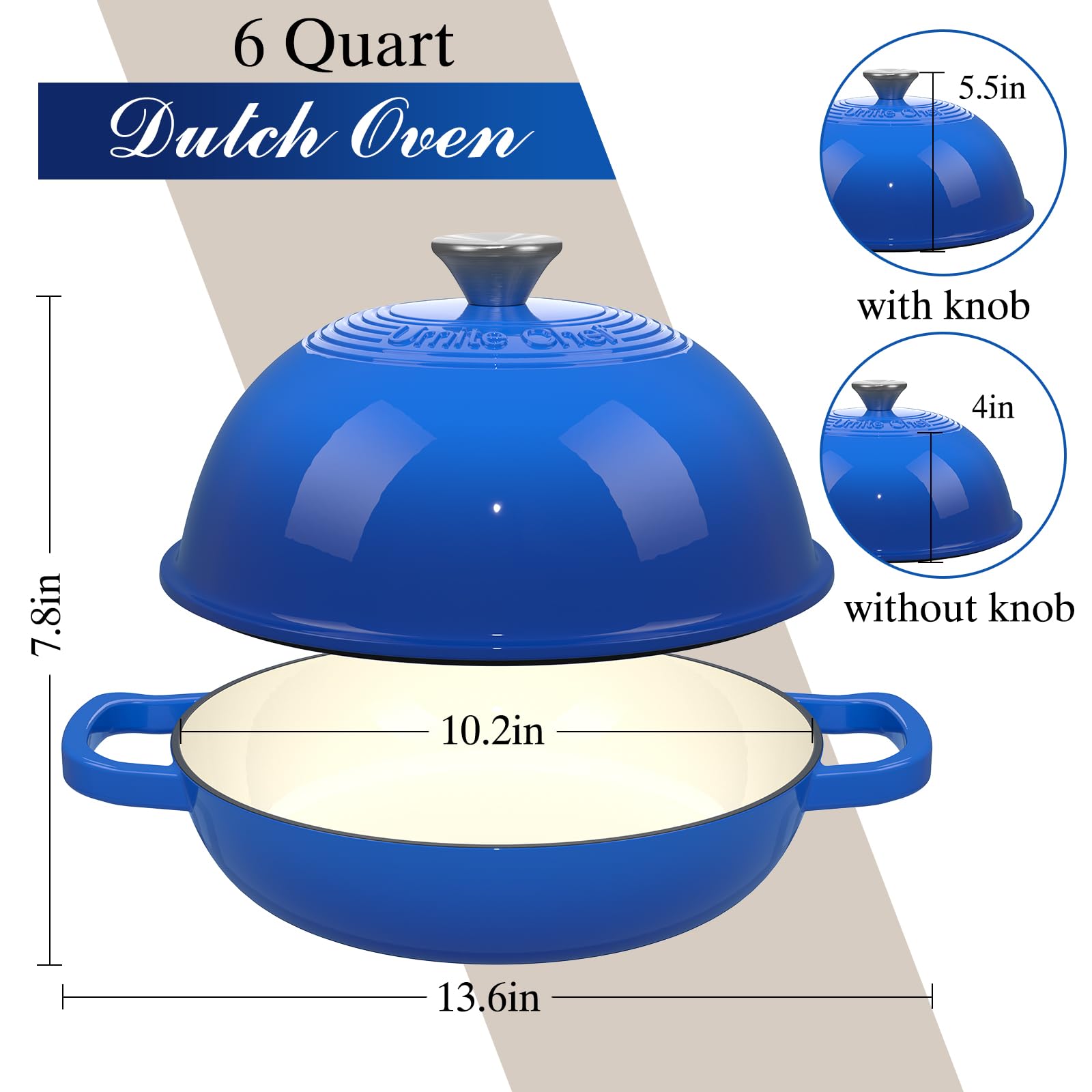 Olla Umite Chef apta para inducción, gas y eléctrica.