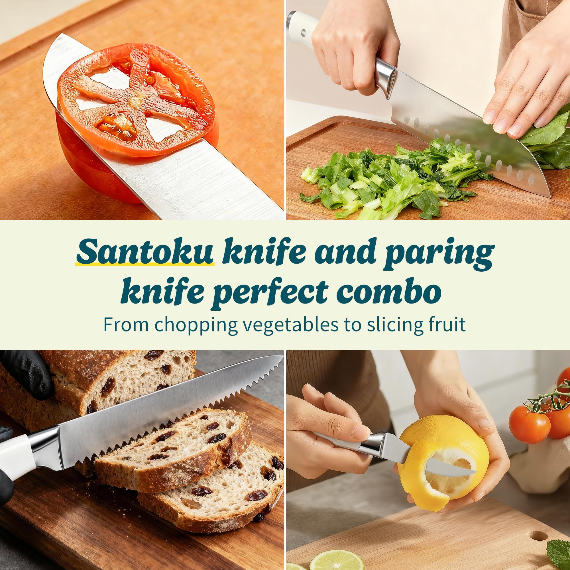Umite Chef cuchillo pelador 3 pulgadas, recortes pequeños con control