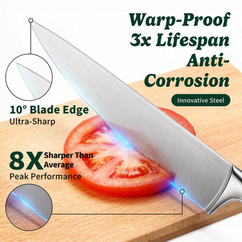 Umite Chef cuchillo pico pelar 2,75 pulgadas, pelado preciso