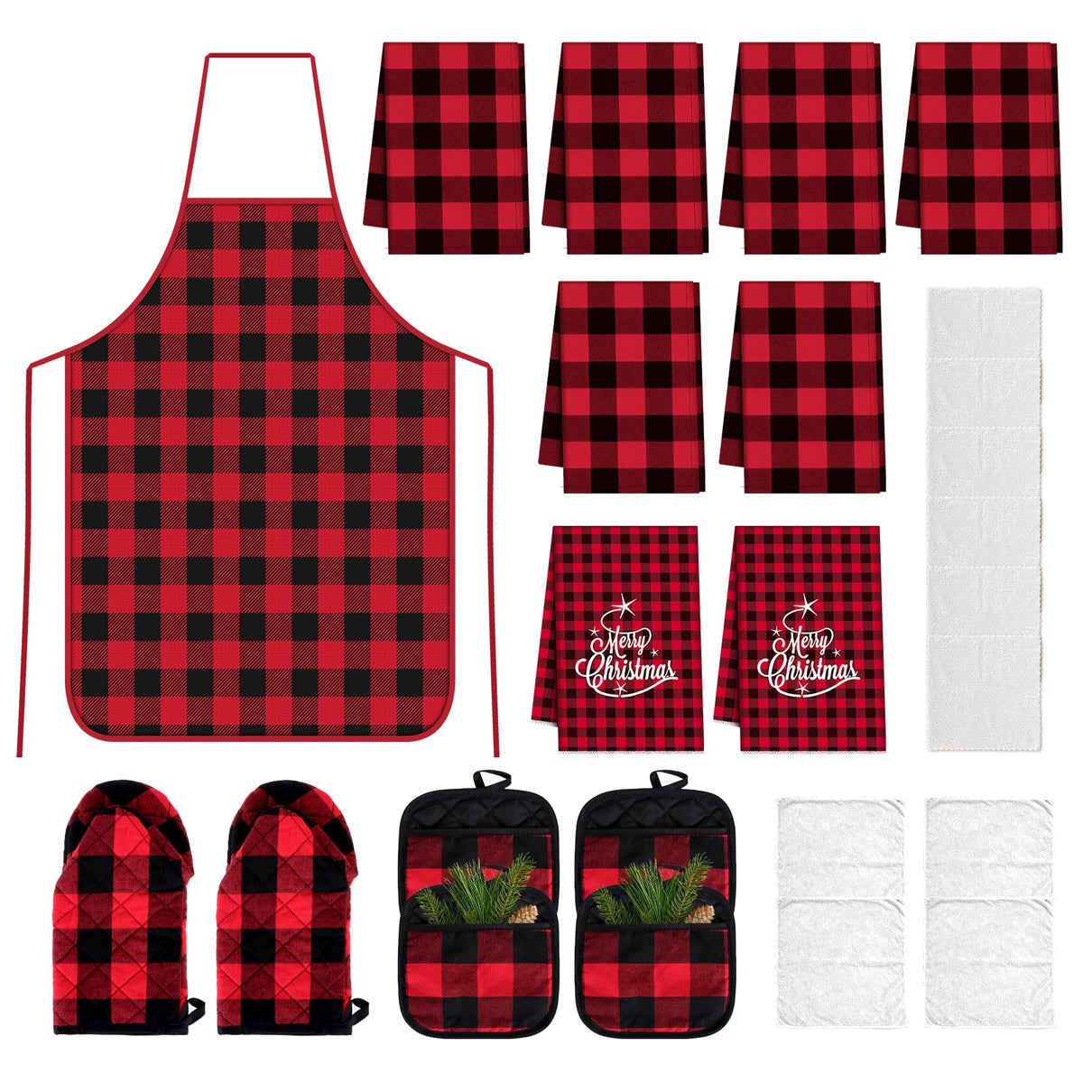 UMMNPR manoplas horno navidad brindan protección térmica para hornear