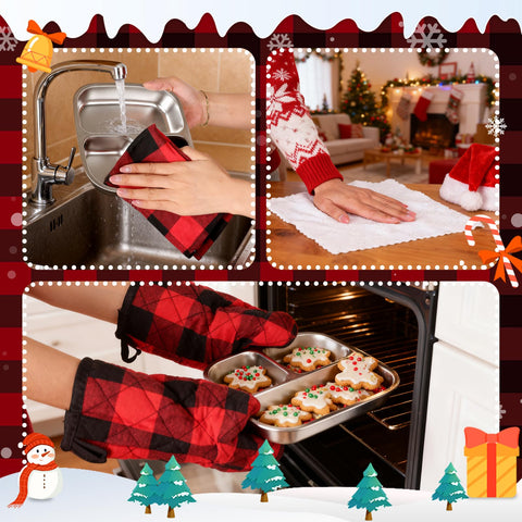 UMMNPR trapos cocina navidad absorben y secan rápidamente tras cocinar