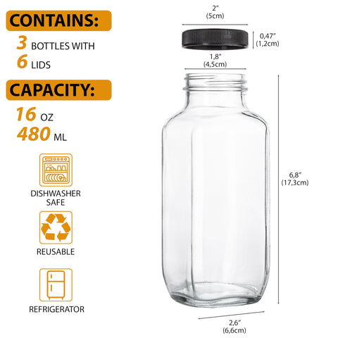 UMUD tapas adicionales para botellas de vidrio para mayor seguridad