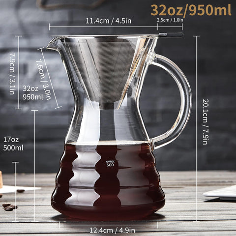 Unbreakable apto en estufa para preparar café directamente en casa