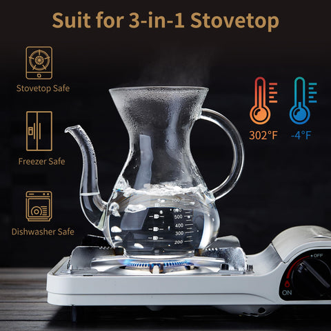 Capacidad de 27 oz de la cafetera Unbreakable para varias porciones