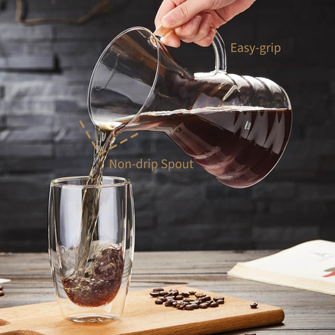 Unbreakable vidrio borosilicato espeso, apto para estufa y fácil de limpiar