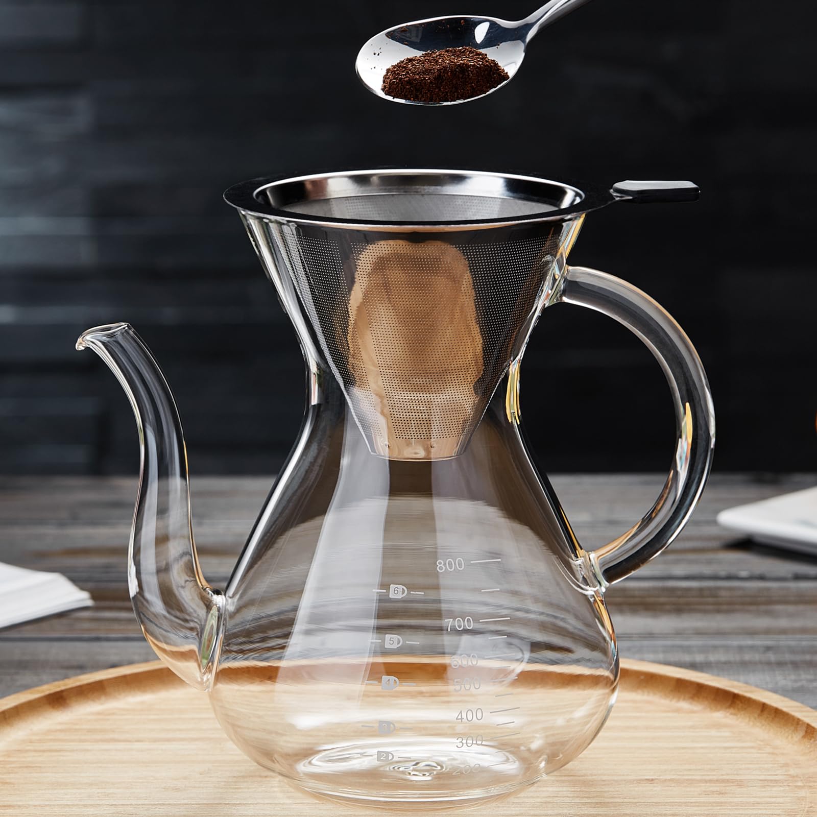 Vaso de vidrio borosilicato resistente al calor de Unbreakable