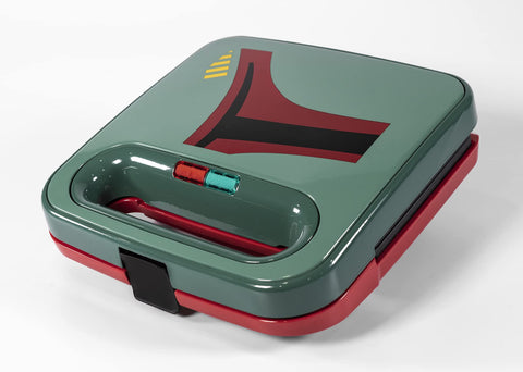Uncanny Brands gofre-duplo Boba Fett listo para servir con mantequilla