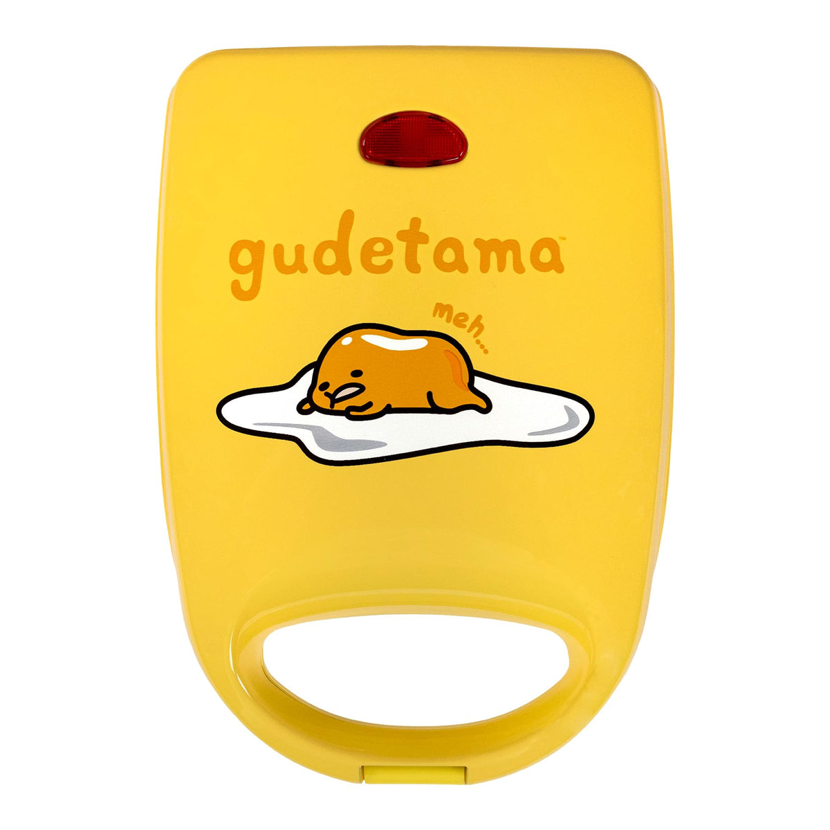 Uncanny Brands Gudetama sándwichera con dibujo en la tapa para cocina divertida.