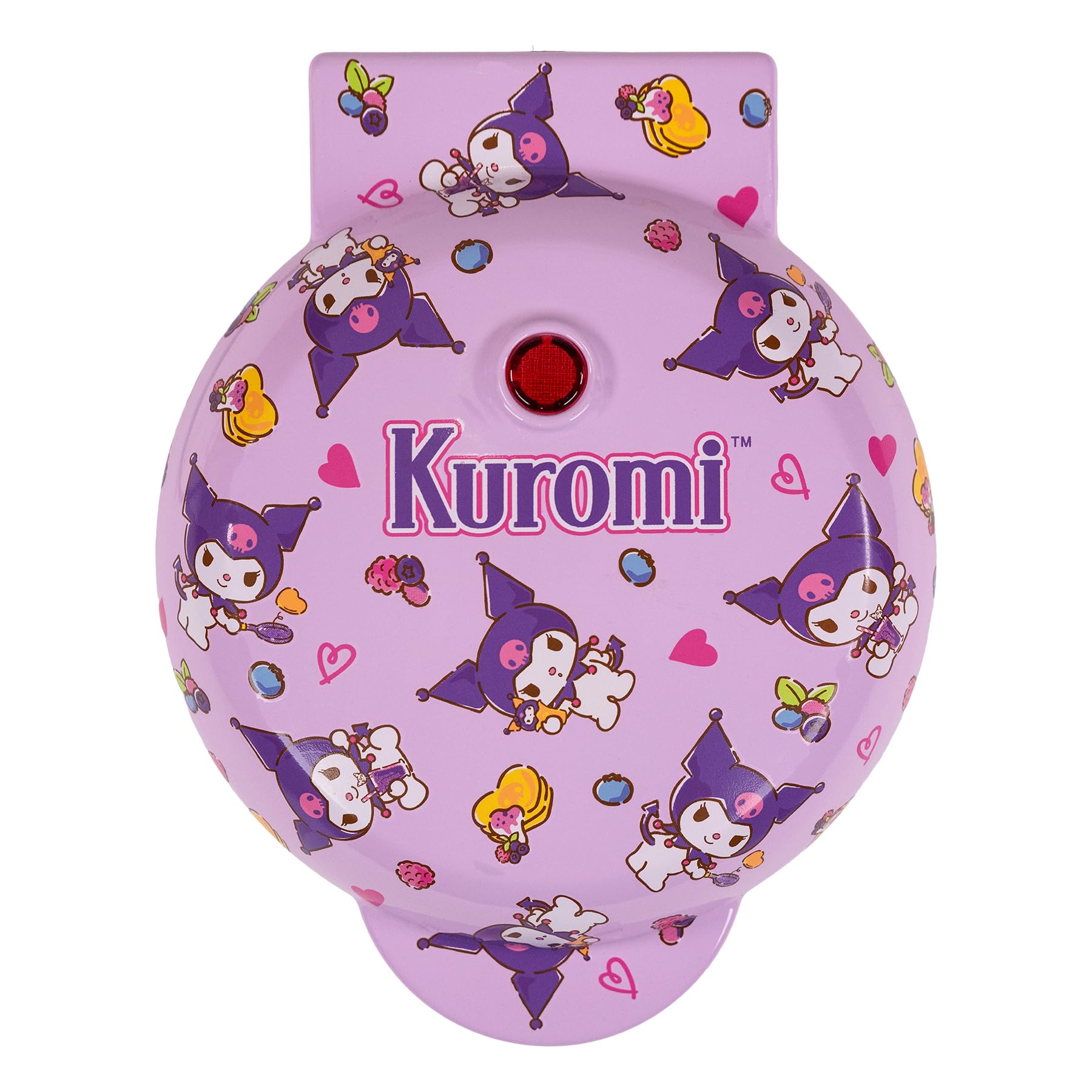 Uncanny Brands Hello Kitty Kuromi mini waffle maker, embalaje, artículo con licencia oficial Sanrio