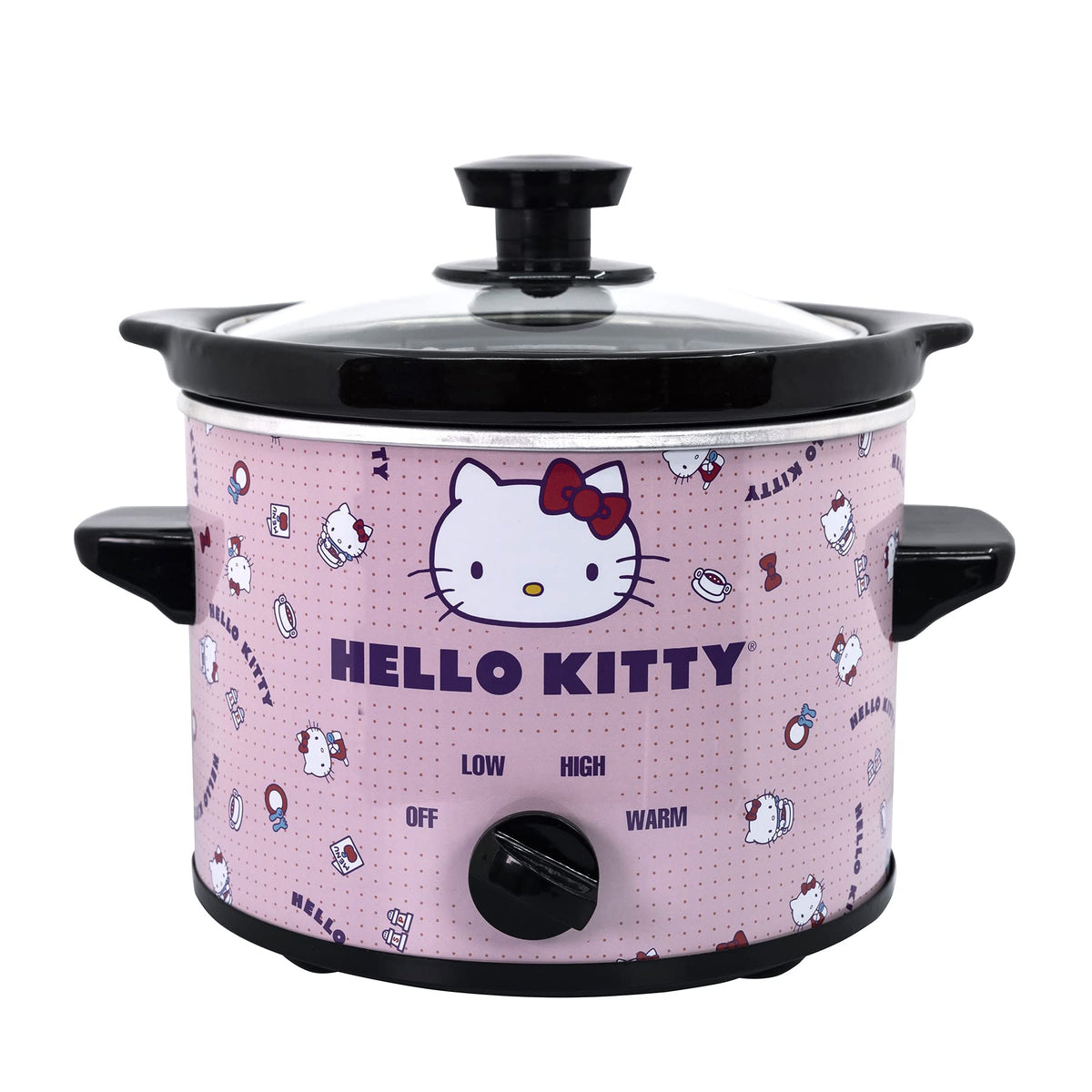 Olla lenta Uncanny Brands Hello Kitty con exterior colorido para cocinar con estilo