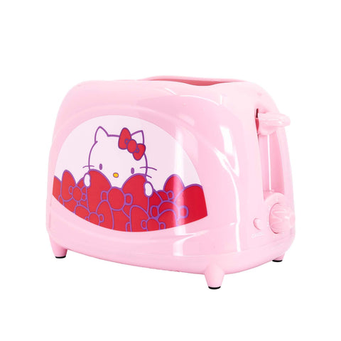 Ilustración Hello Kitty en la tostadora, Uncanny Brands, añade toque divertido a cada desayuno.