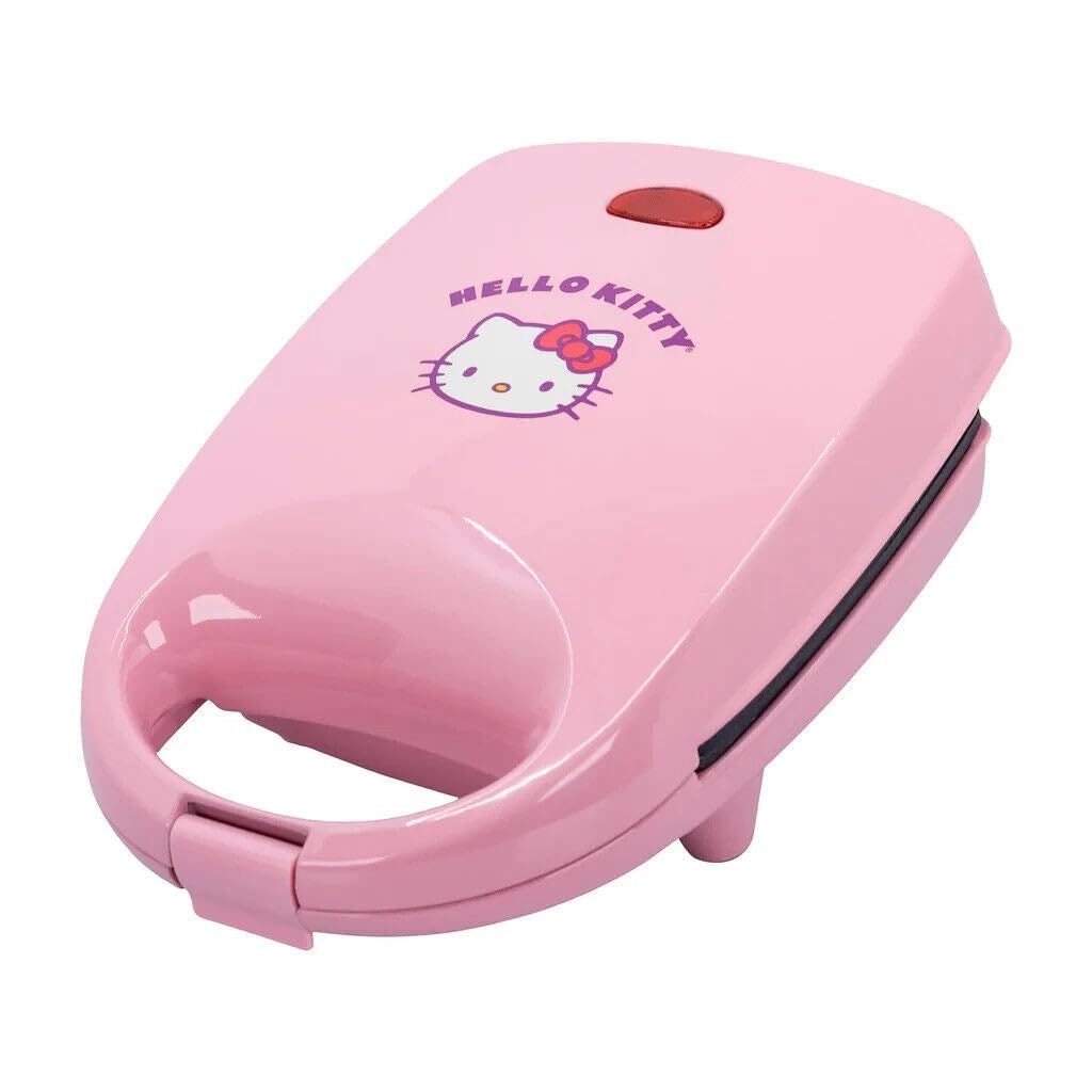 Máquina para hacer paletas de bizcocho Hello Kitty de Uncanny Brands, ideal para meriendas divertidas y rápidas.
