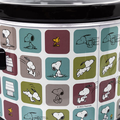 Regalo licenciado de Peanuts, olla de cocción lenta lista para sorprender.