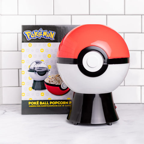 Uncanny Brands Poké Ball Popcorn Maker ideal para noches de cine en casa.
