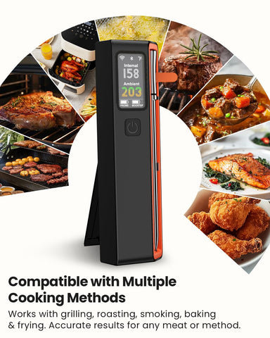 UNERVER tecnología Bluetooth 5.3 mantiene conectividad estable para cocinas grandes.
