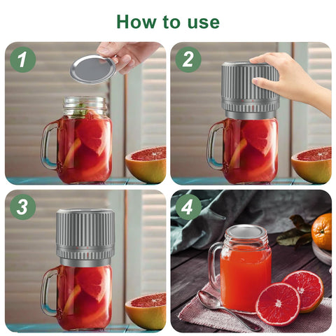 Ideal para preservar frescura y reducir desperdicios en casa con tarros mason.