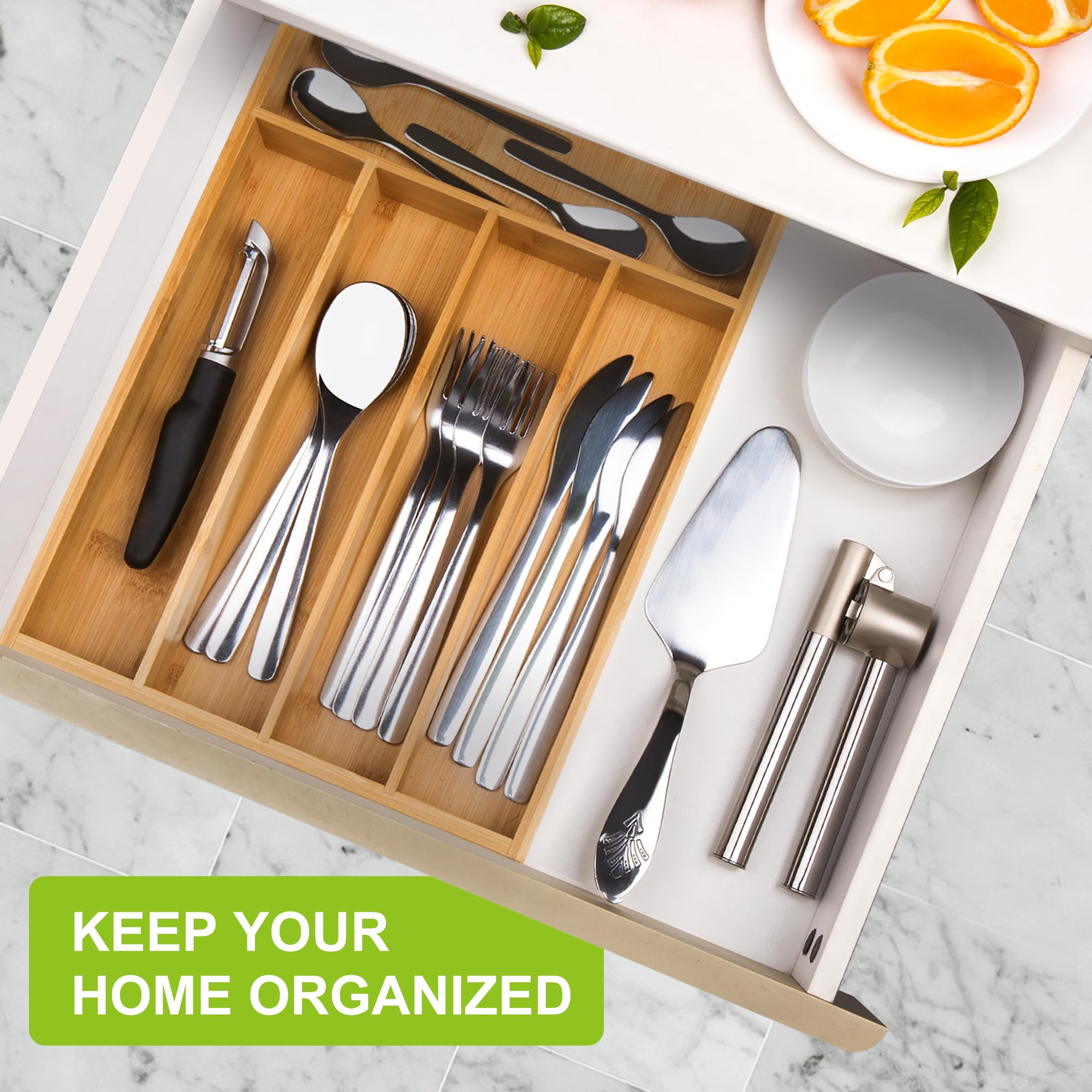 Uso multifuncional para utensilios de cocina y oficina de Unibambou