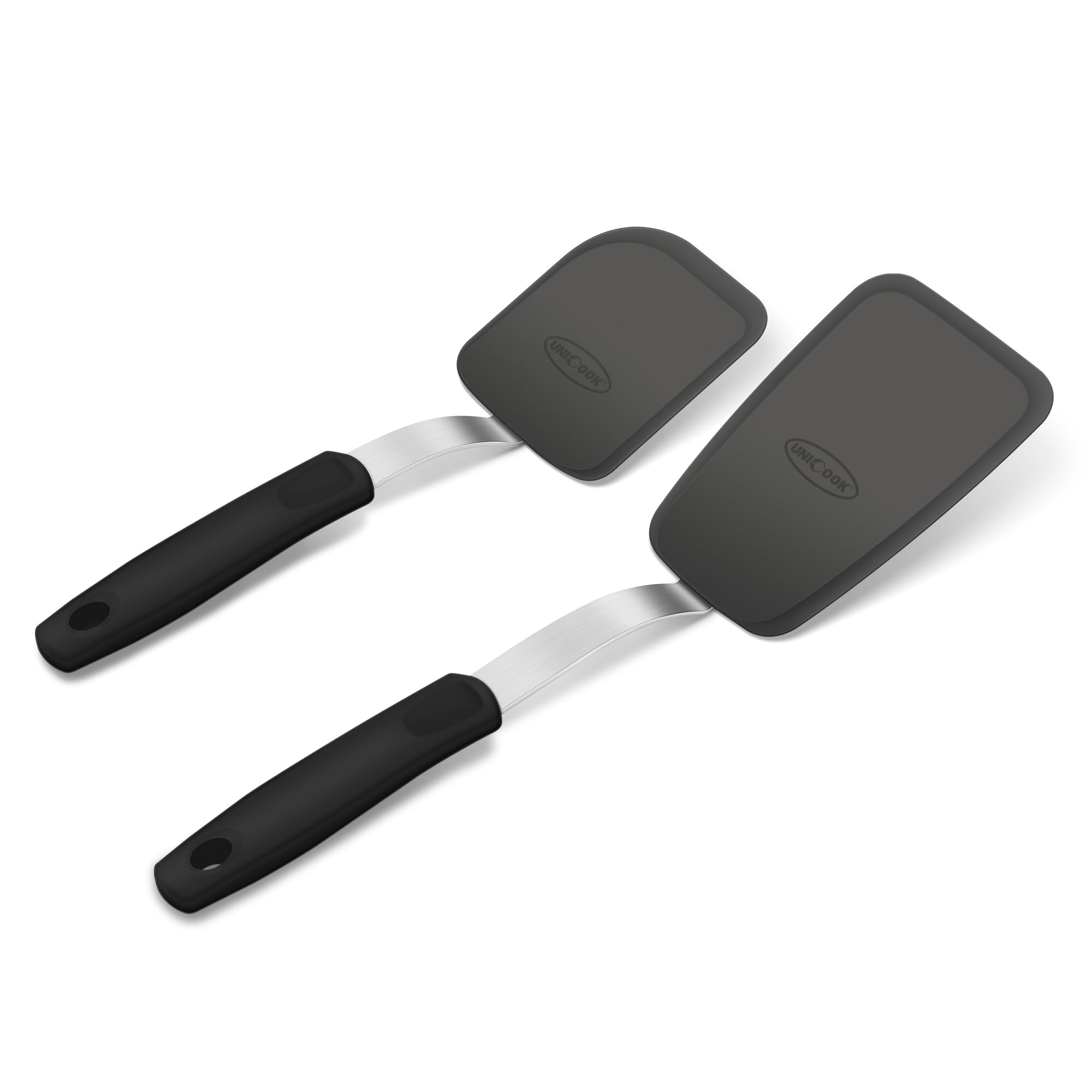 Unicook espátula de silicona de 12 pulgadas para voltear panqueques sin rayar sartenes