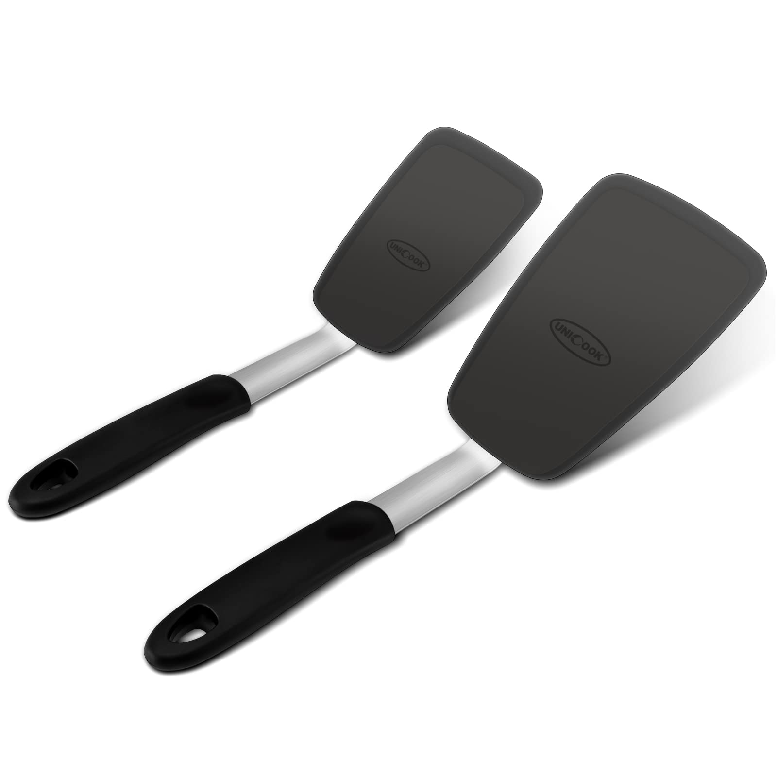 Espátula Unicook flexible pequeña para tareas delicadas sin rayar.