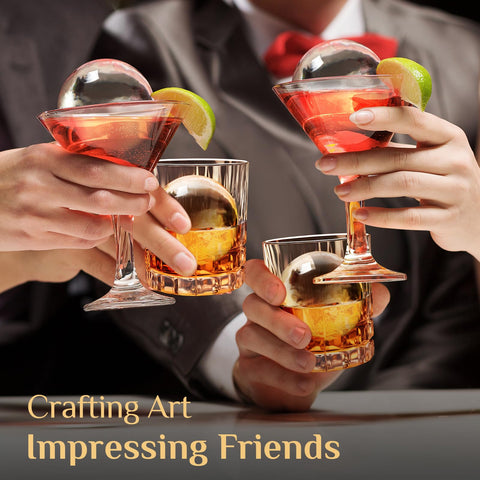 Unigul regalo ideal para amantes del whisky con cubos elegantes.