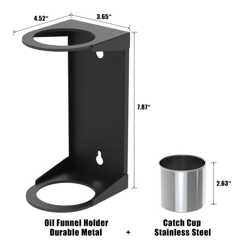 UNITEDPOWER organizador con taza recolectora removible para embudos.