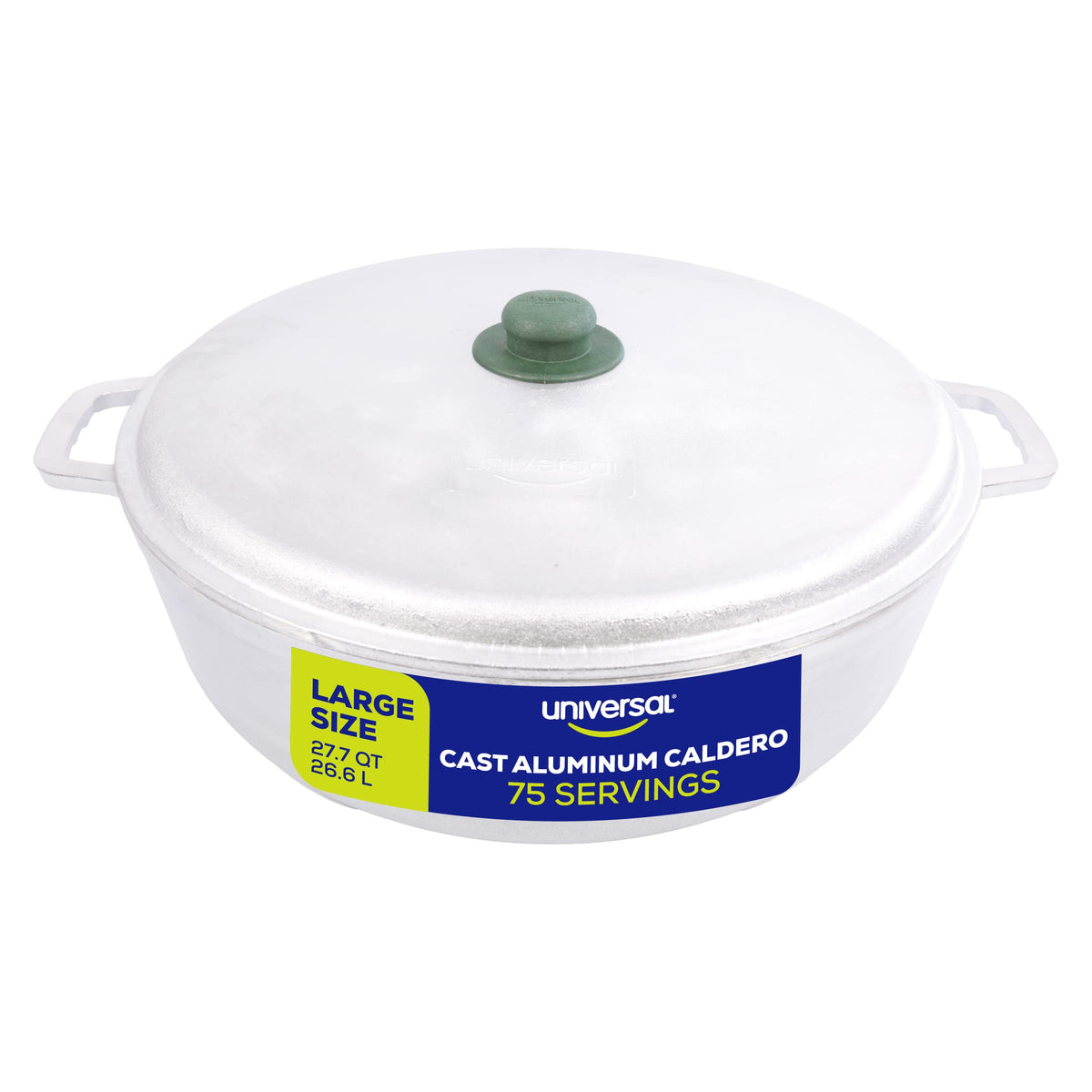 Caldero Universal profesional, gran capacidad para servir grandes porciones de arroz.