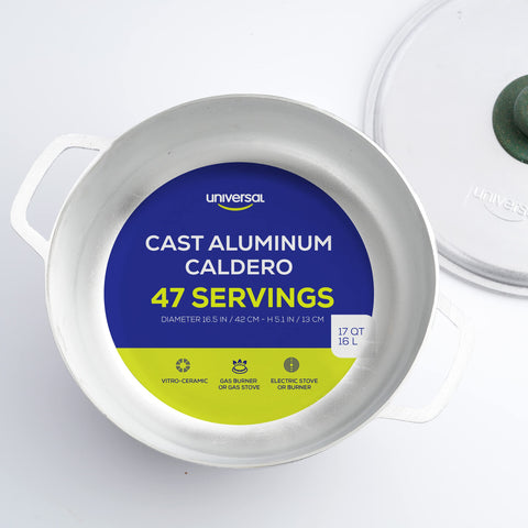 Tapa ergonómica del Caldero Universal para manejo seguro y control